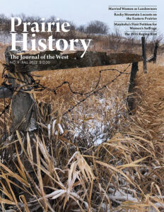 Prairie history issue 9 cover
